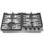 Gorenje | GW642ABX | Hob | Gas | Number of burners/cooking zones 4 | Rotary knobs | Stainless steel - 5